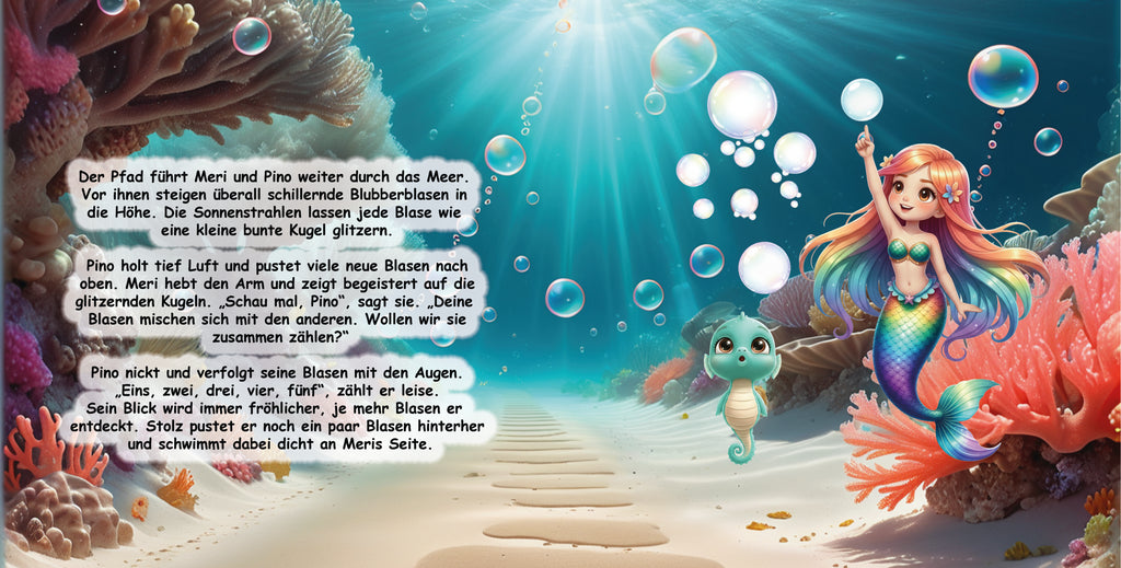 Meri, die kleine Regenbogenmeerjungfrau