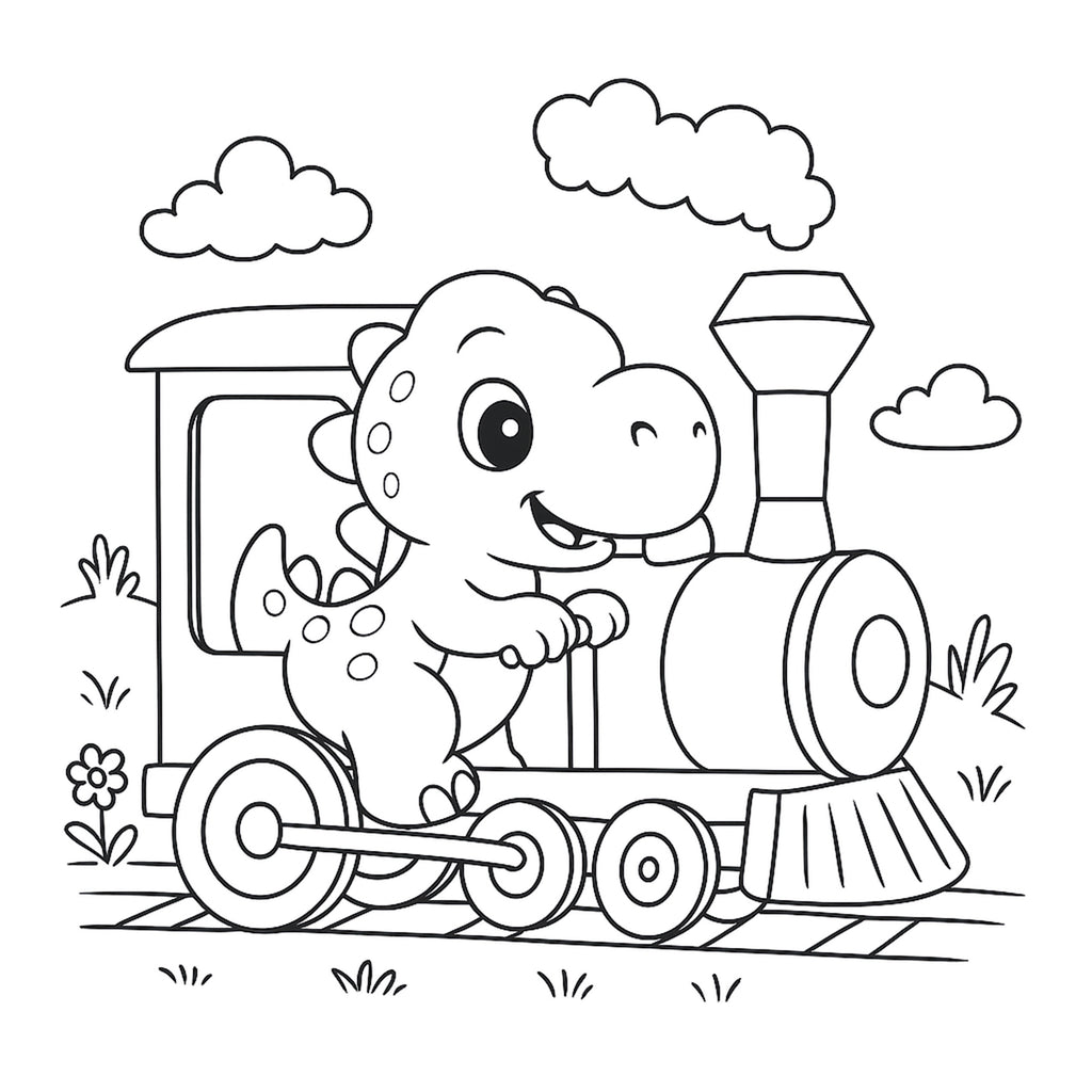 Mein Malbuch – Dino Abenteuer (PDF Download)