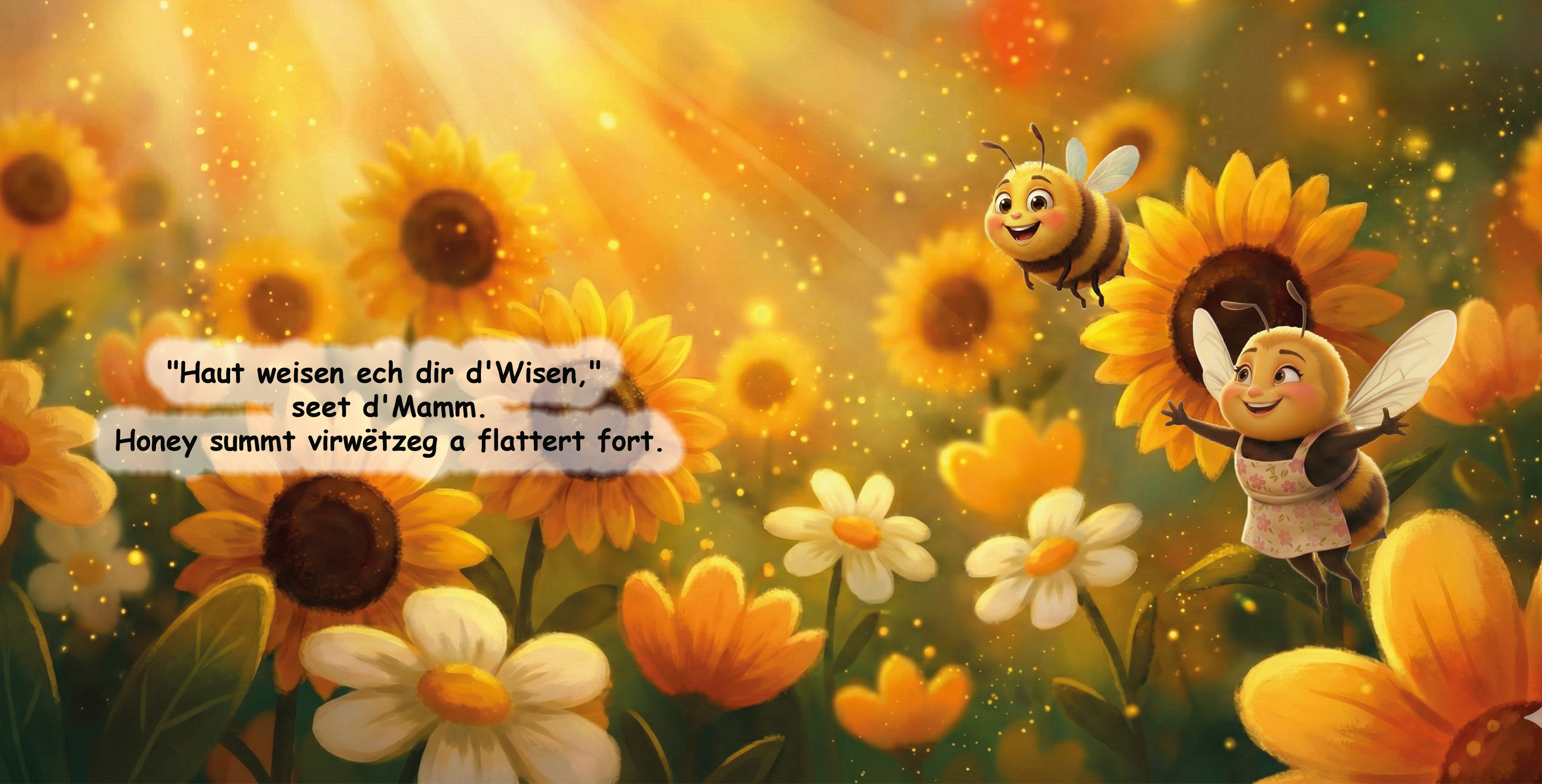 Honey an d´Blummen 15x15 - Virbestellung