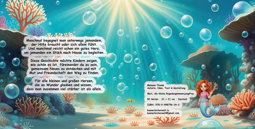 Meri, die kleine Regenbogenmeerjungfrau