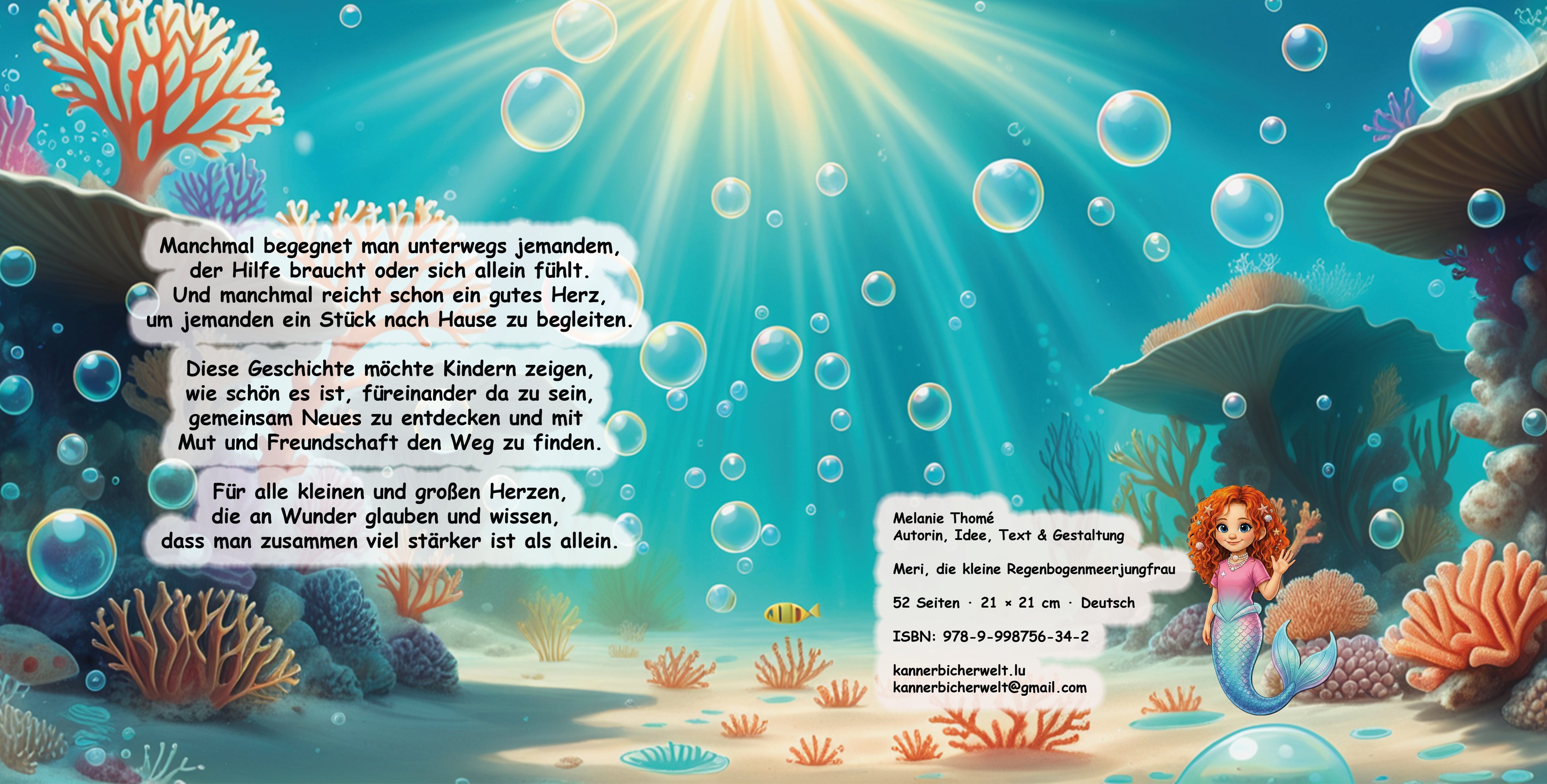 Meri, die kleine Regenbogenmeerjungfrau