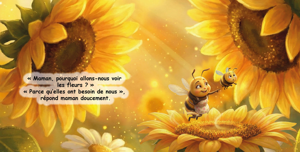 Honey et les fleurs 15x15 - Précommande