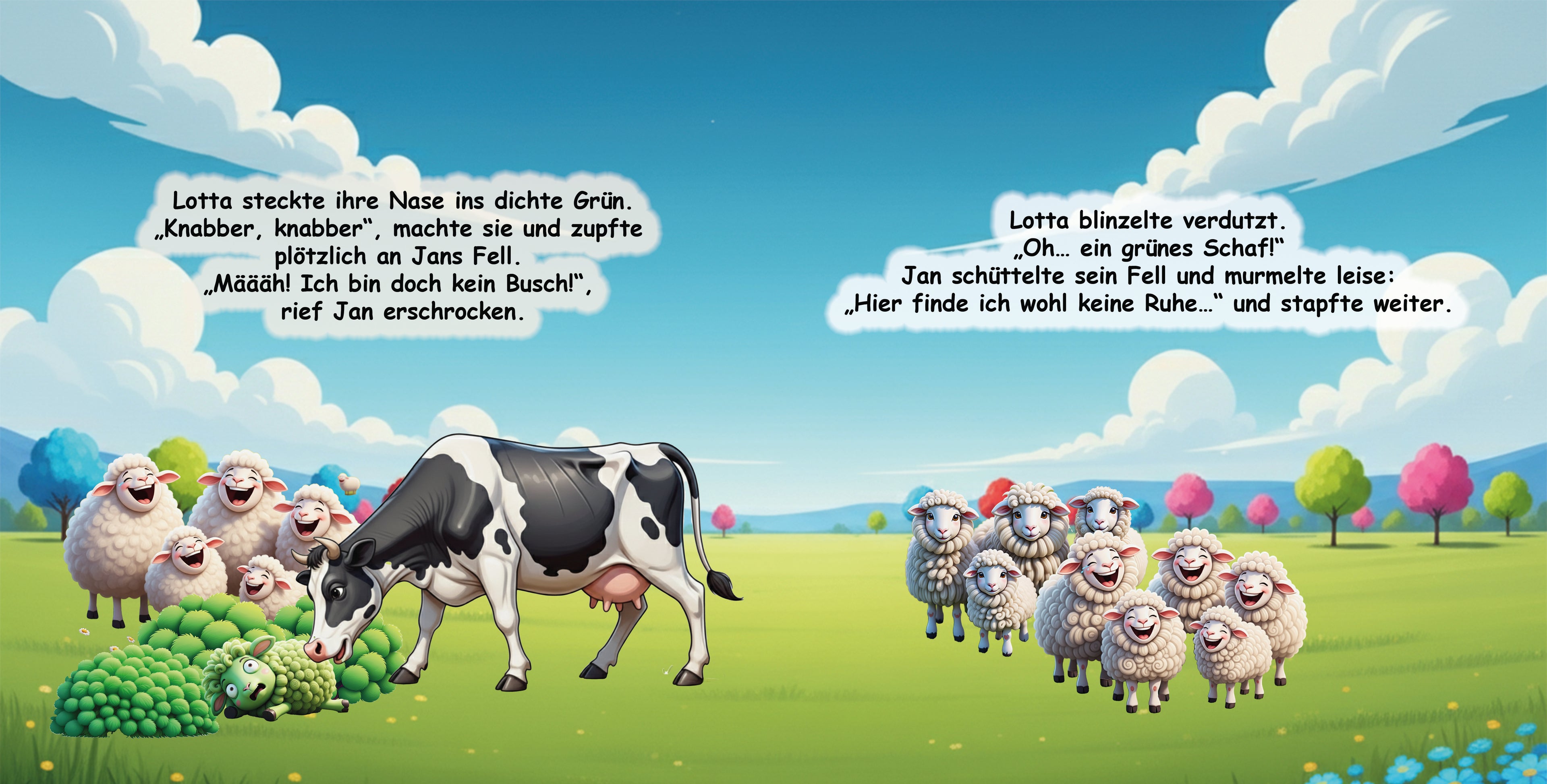 Jan, das grüne Schaf