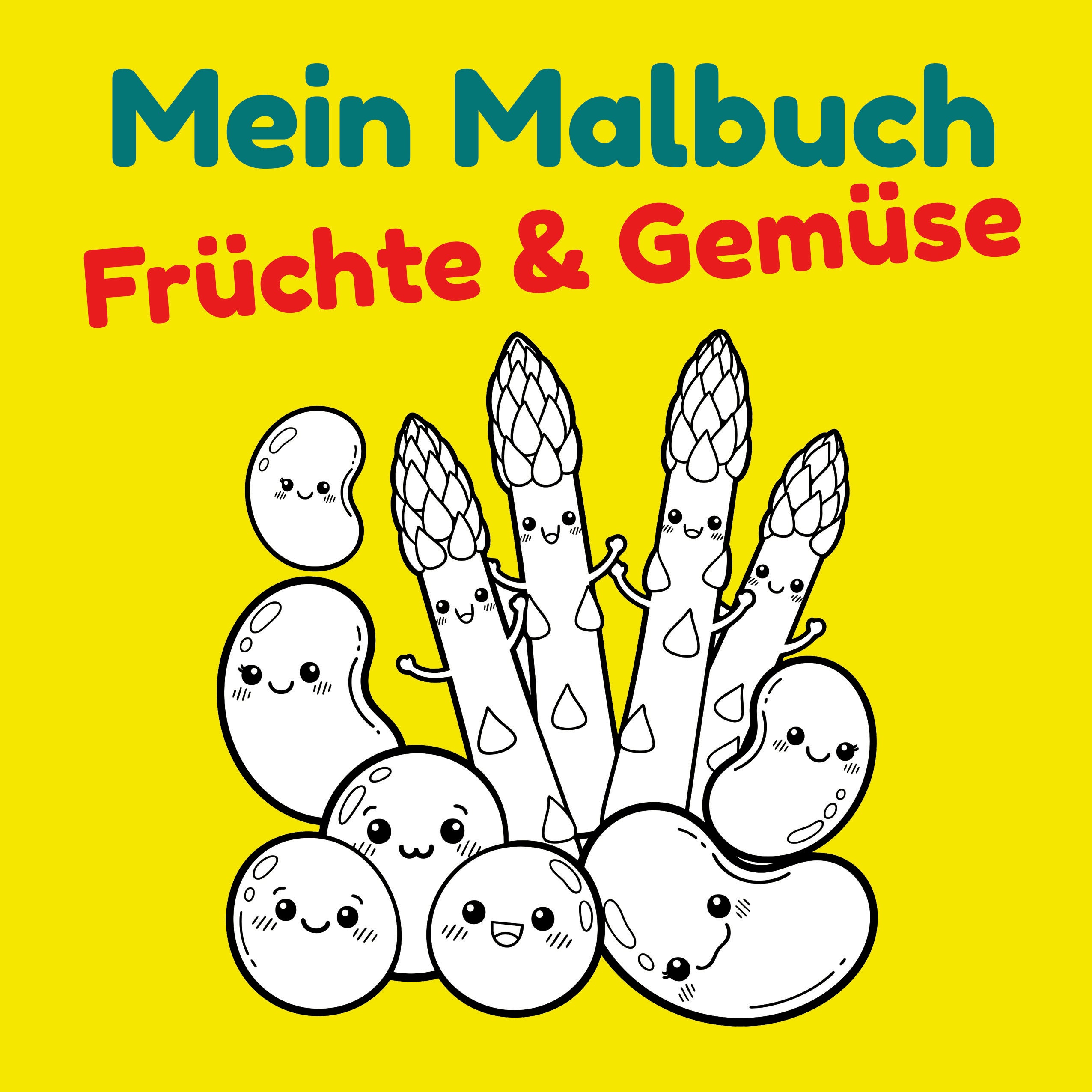 Mein Malbuch – Früchte und Gemüse (PDF Download)