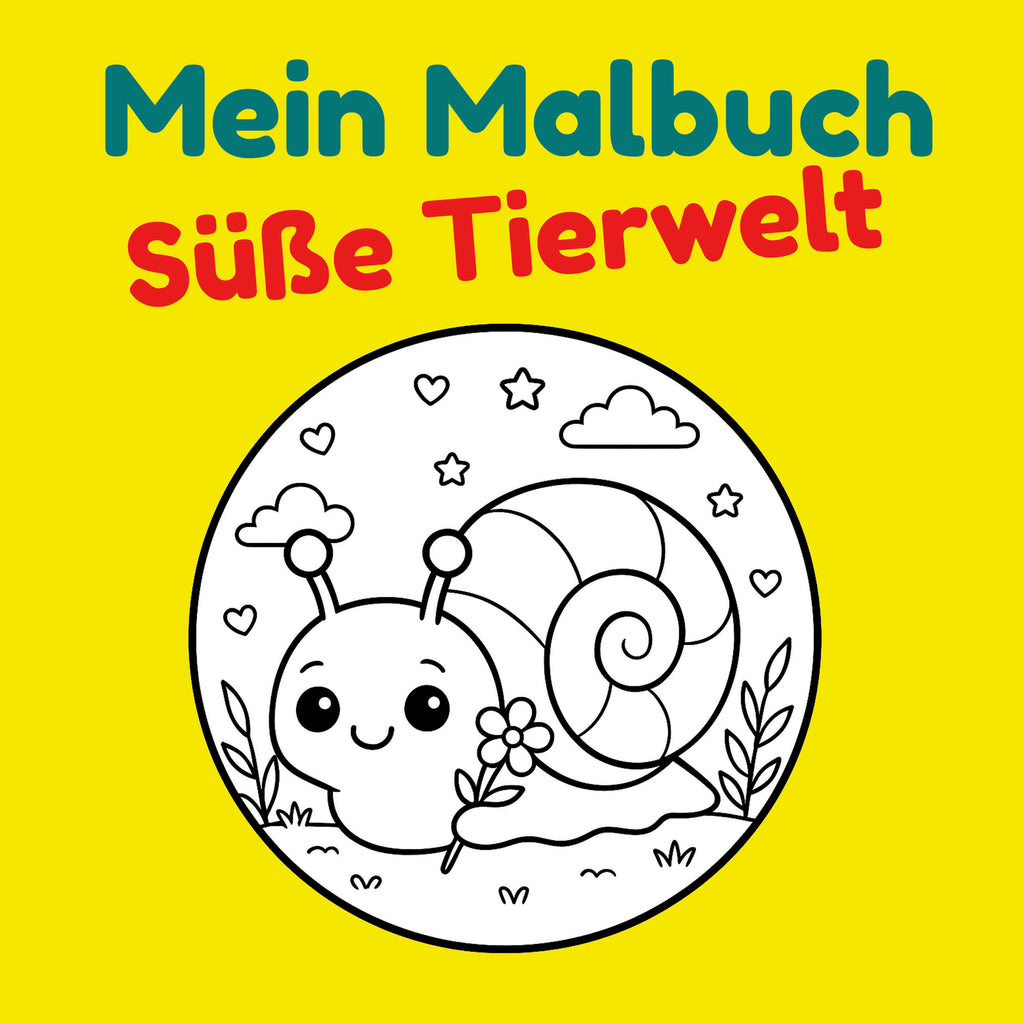 Mein Malbuch – Süße Tierwelt (PDF Download)