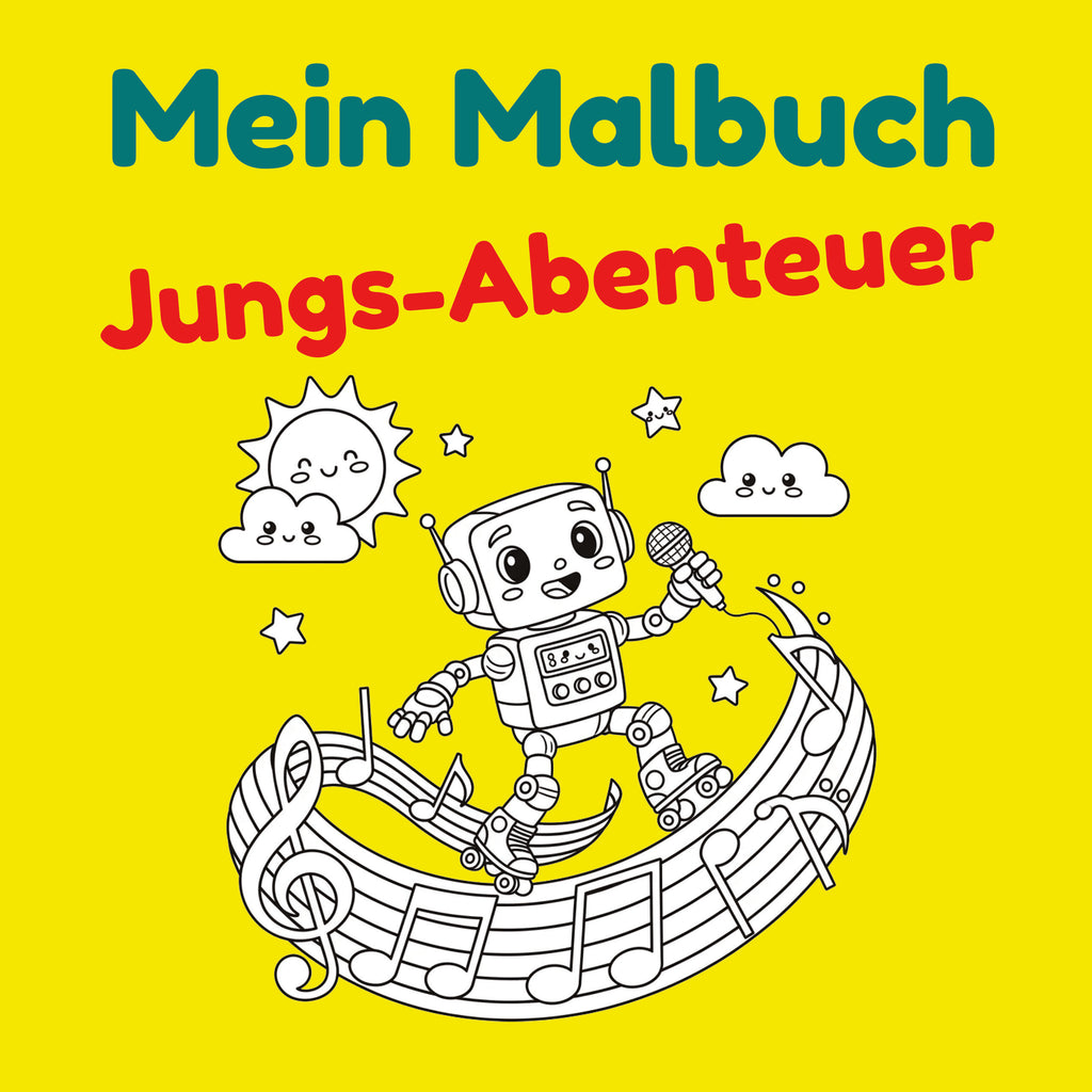 Mein Malbuch – Jungs Abenteuer (PDF Download)