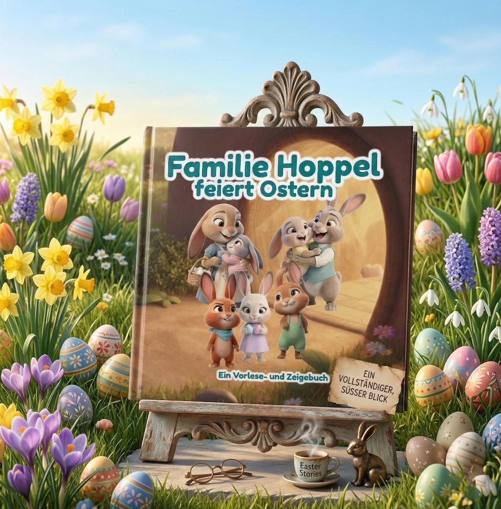 Famill Hoppel feiert Ouschteren